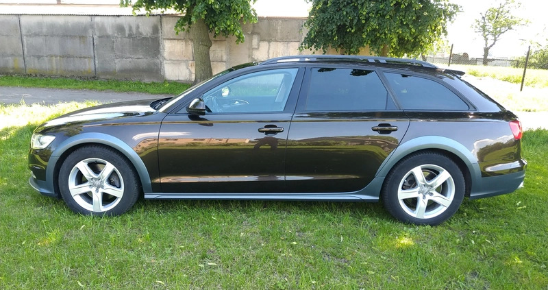 Audi A6 Allroad cena 79900 przebieg: 219000, rok produkcji 2014 z Leszno małe 121